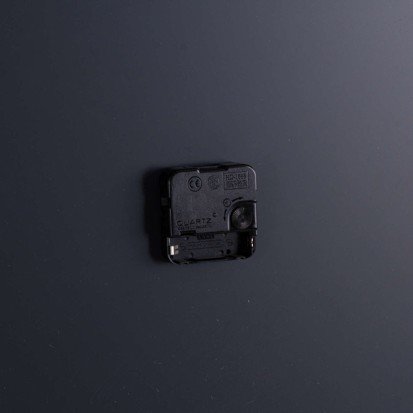 Large Antique Brass Mirrored Skeleton Clock