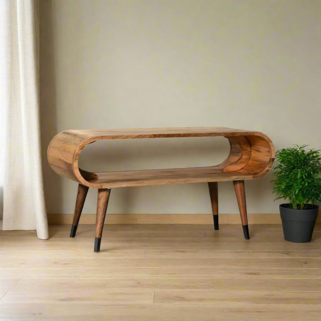 Amaya Nordic Style Oak-ish Coffee Table