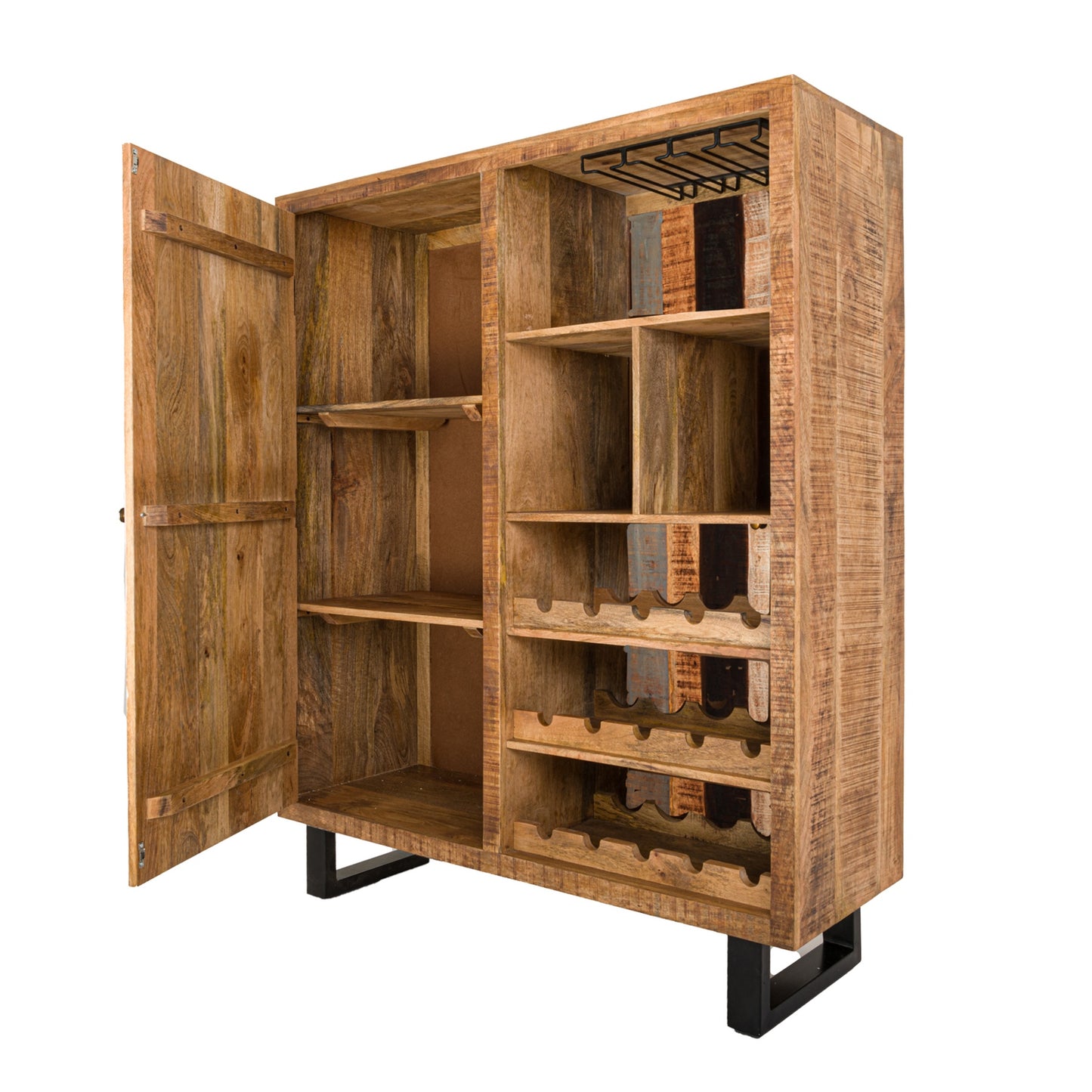 Reclaimed Industrial  Bar Drinks Cabinet