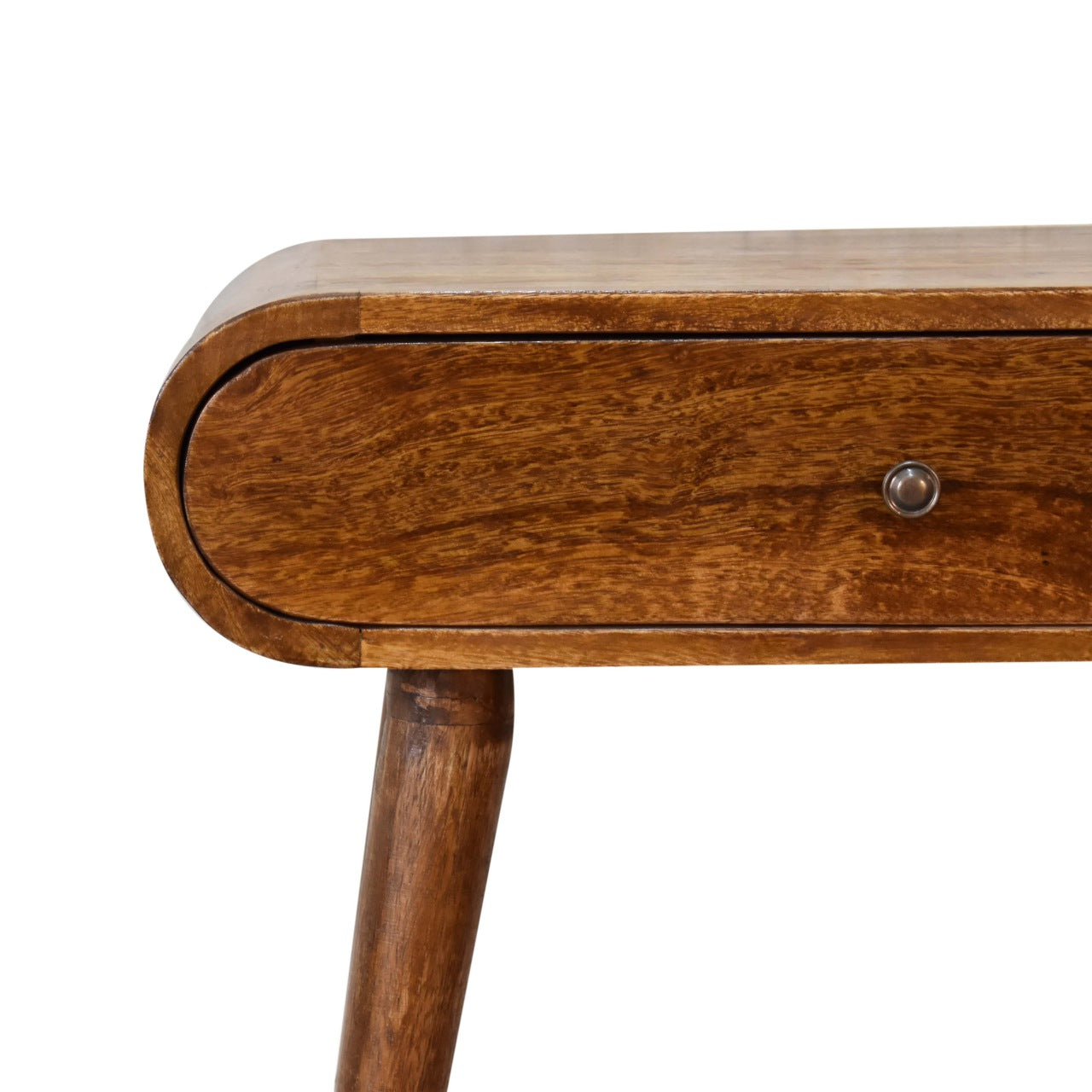 Mini Round Chestnut Console