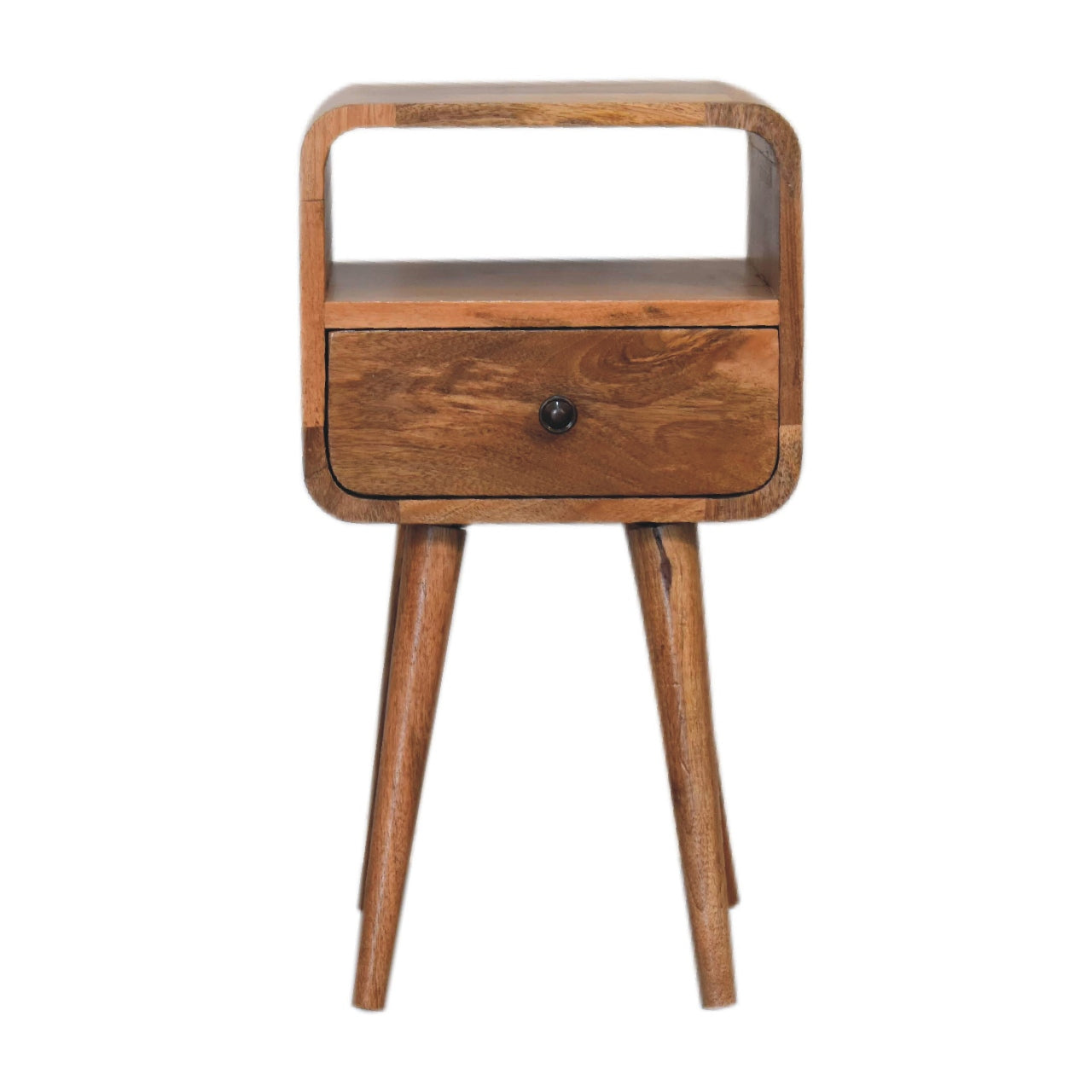 Mini Oakish Curve Open Bedside