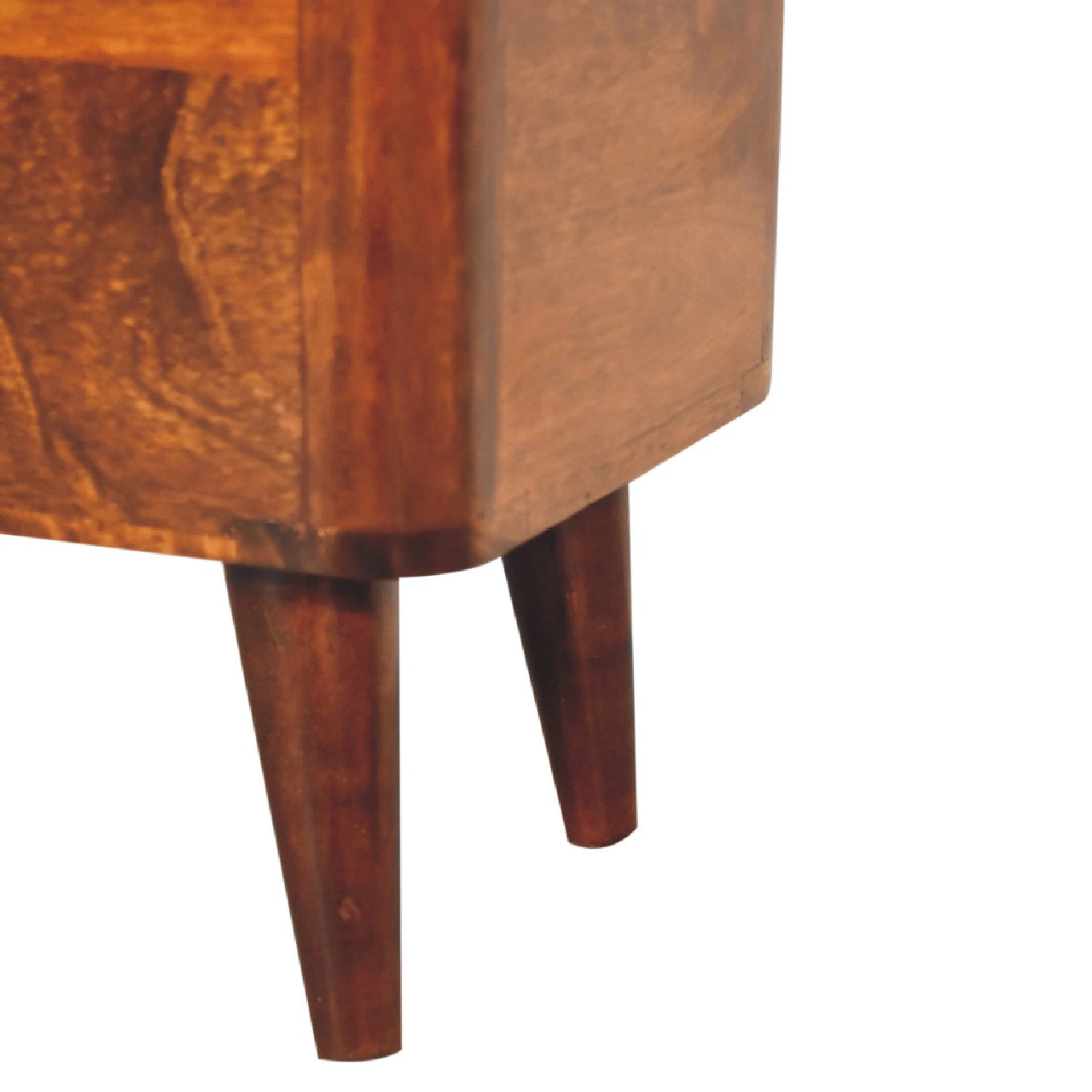 Chestnut Lid-up Storage Stool