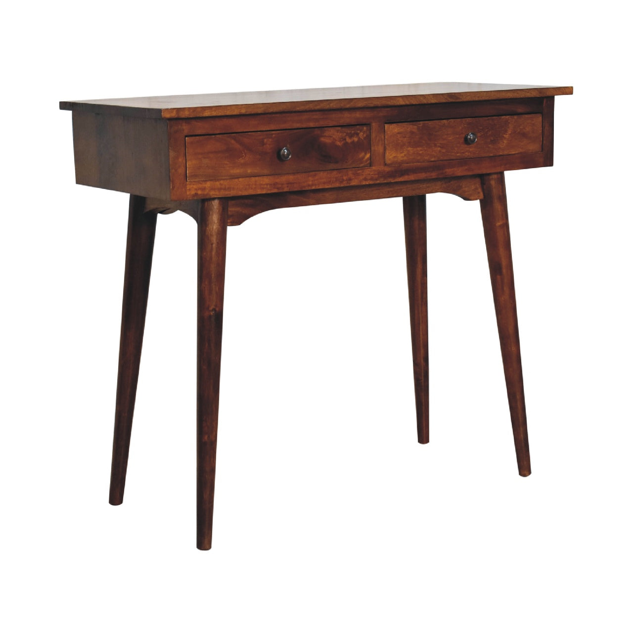 Chestnut Hallway 2 Drawer Console Table