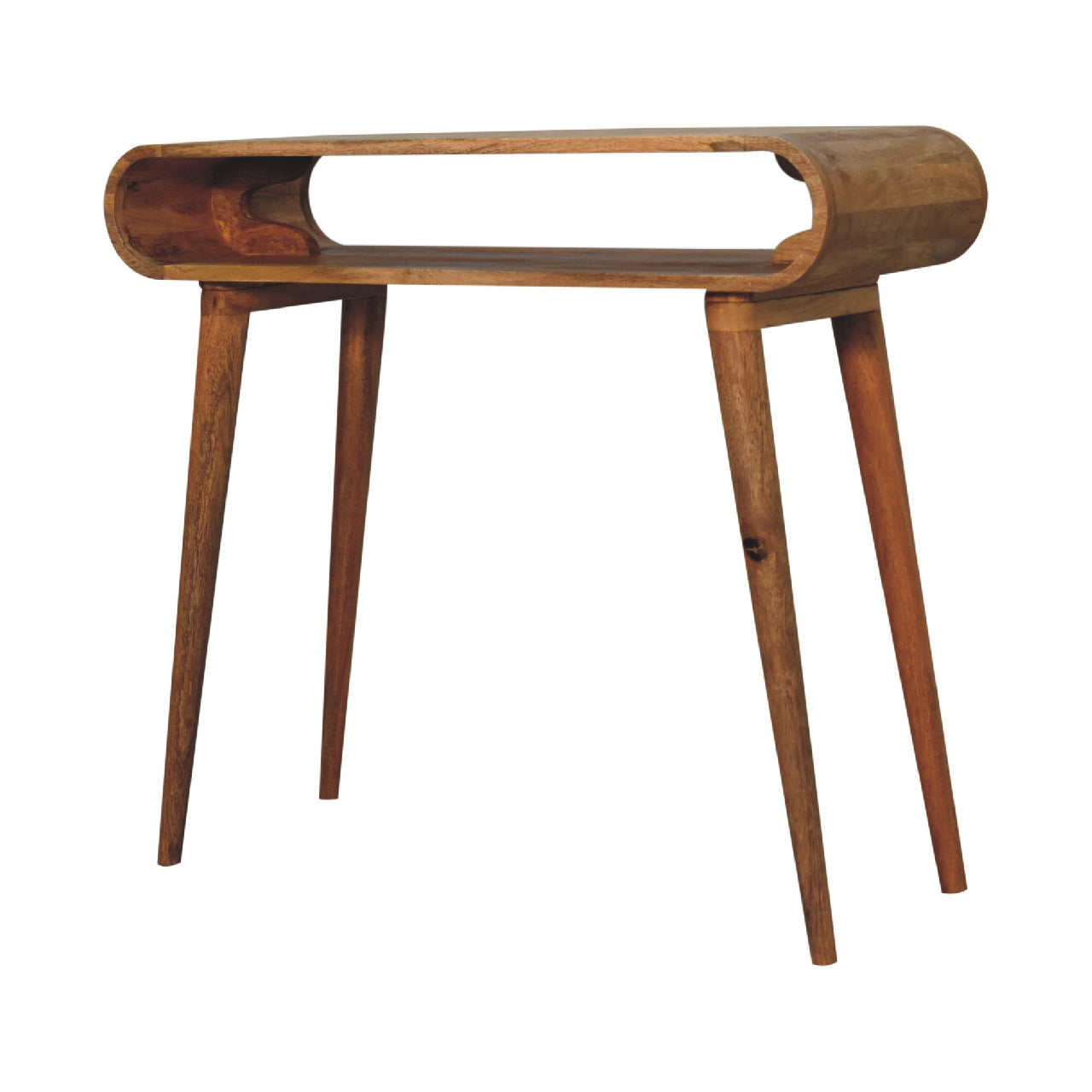 Amaya Chestnut Nordic Style Console Table