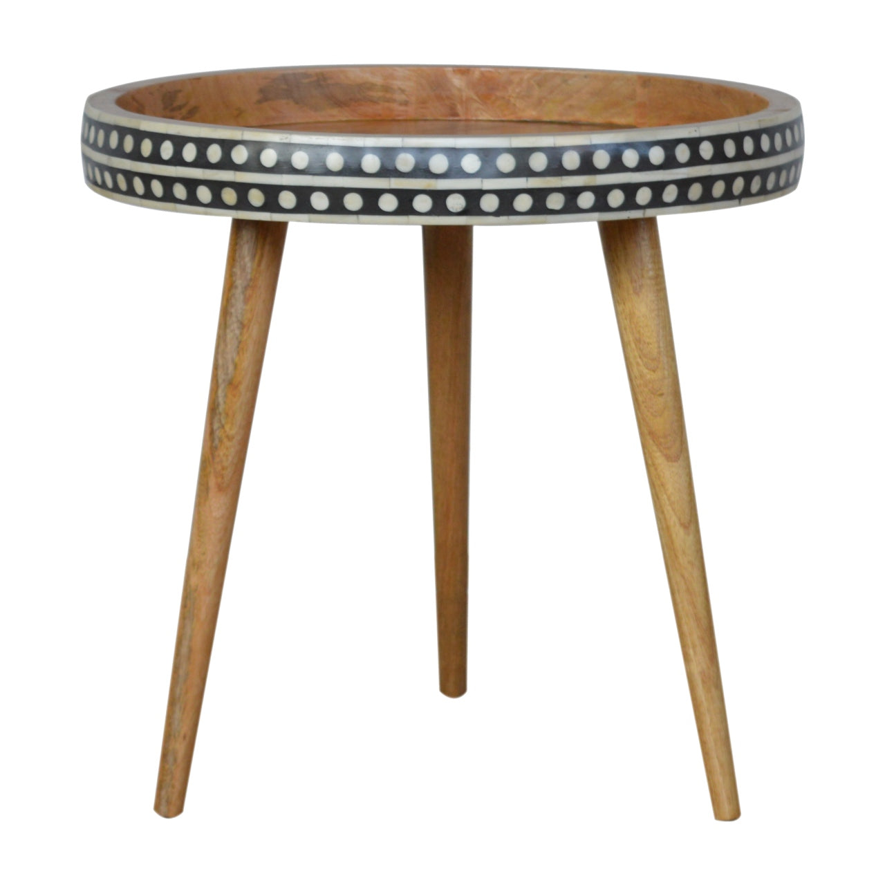 Large Dotted End Table